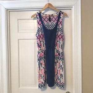 Blue Pink & White Dress